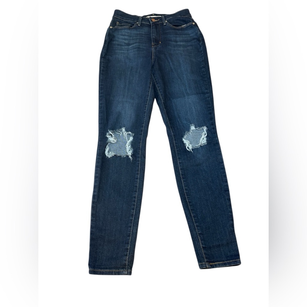 Signature Dark Blue Denim Trousers‎